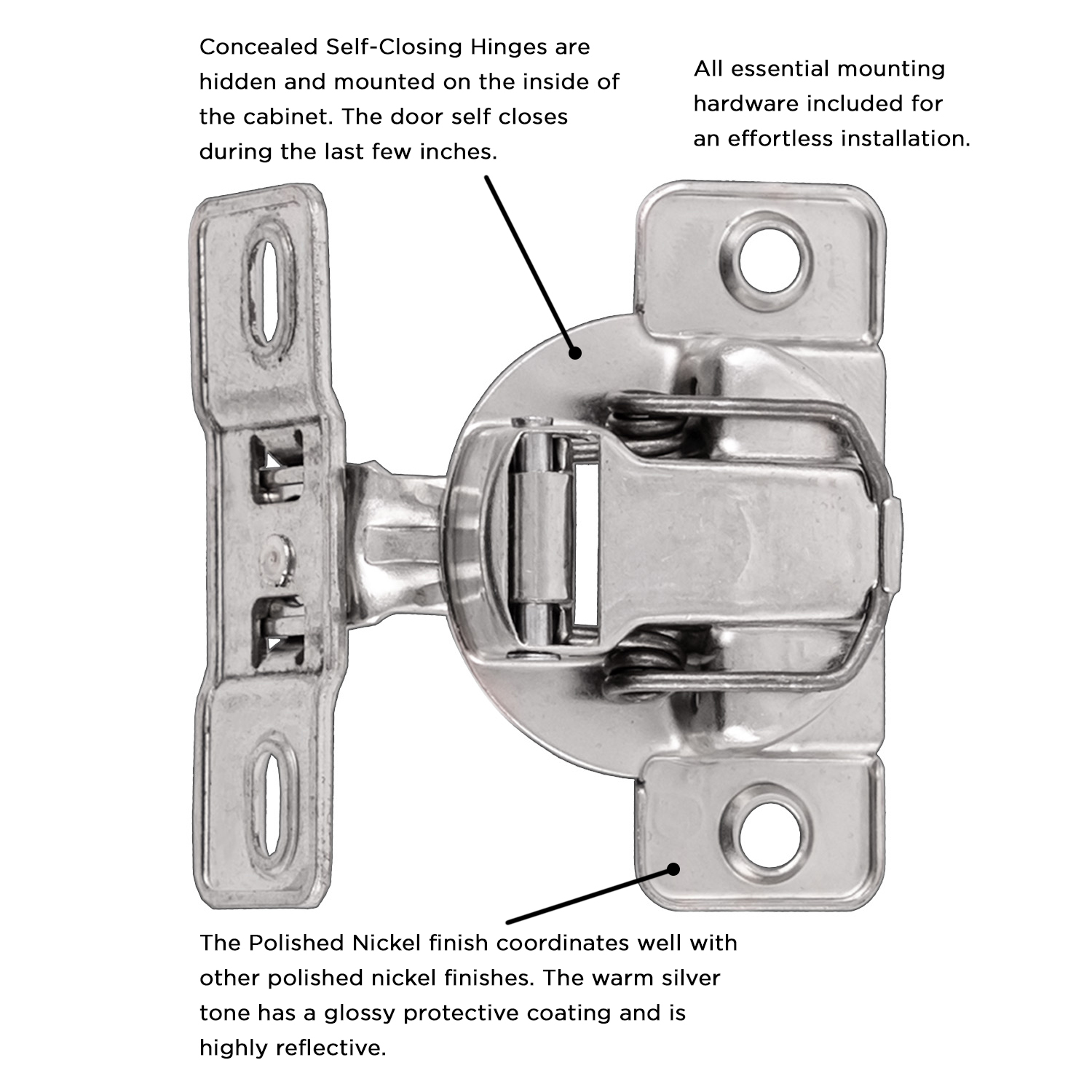 2 Inch Concealed Hinges