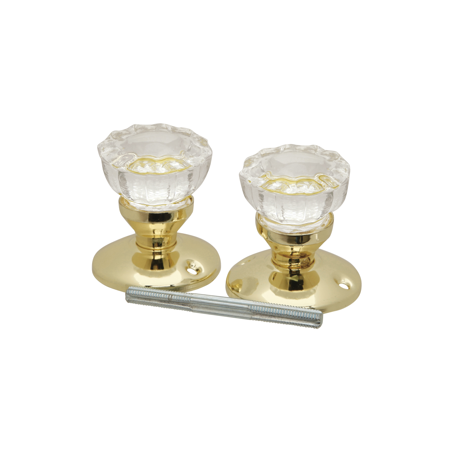 Rosette: 1-15/16 Inch (49mm) Replacement Knobs & Roses Door Knob Set