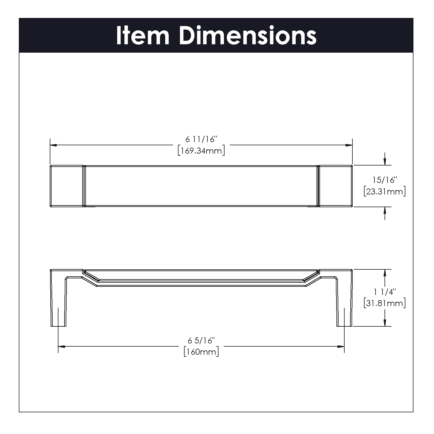 6-5/16 Inch (160mm) Fuse Pull