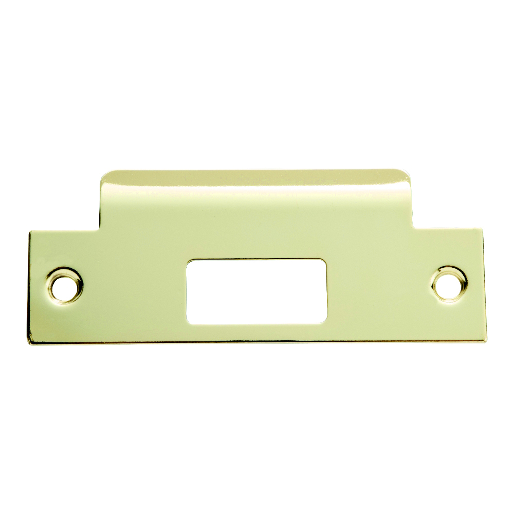 Center to Center: 4-1/8 Inch (105mm) Strike Plate & Latch Guards Large Lip Strike