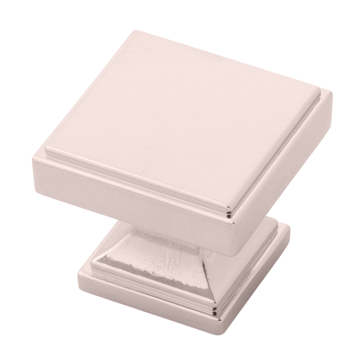 1-3/8 Inch Brownstone Square Knob