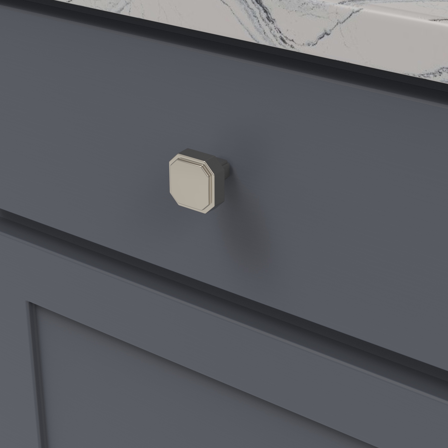 1-5/16 Inch Monroe Square Knob